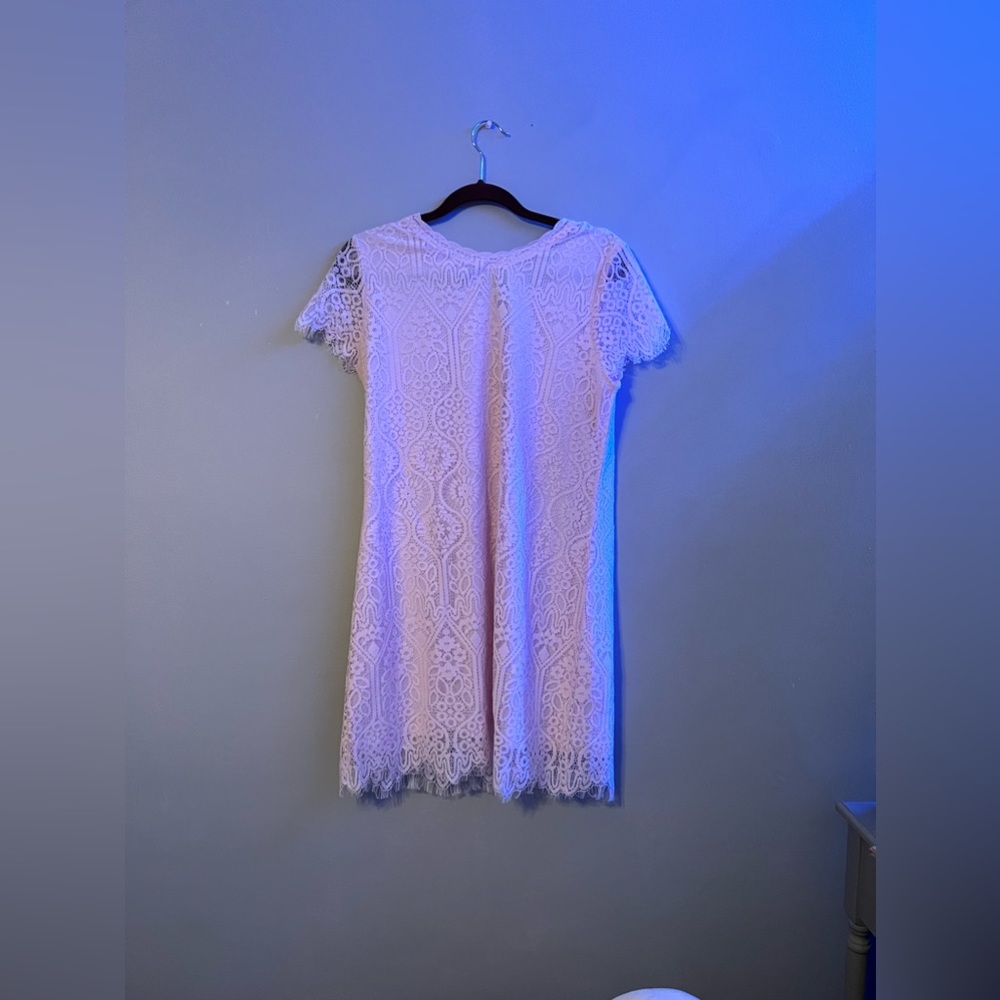 Francesca's Lavender Lace Dress